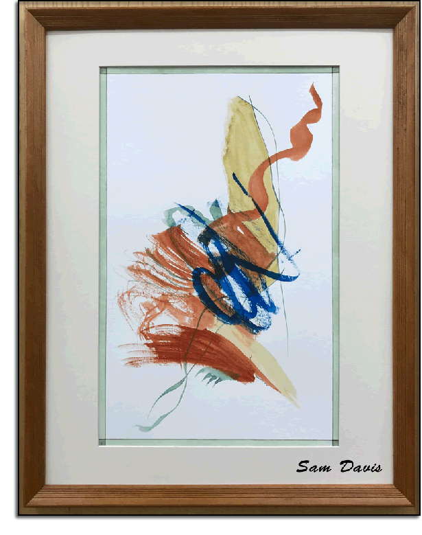 ESSA #1-Abstract watercolor by Sam Davis 2020